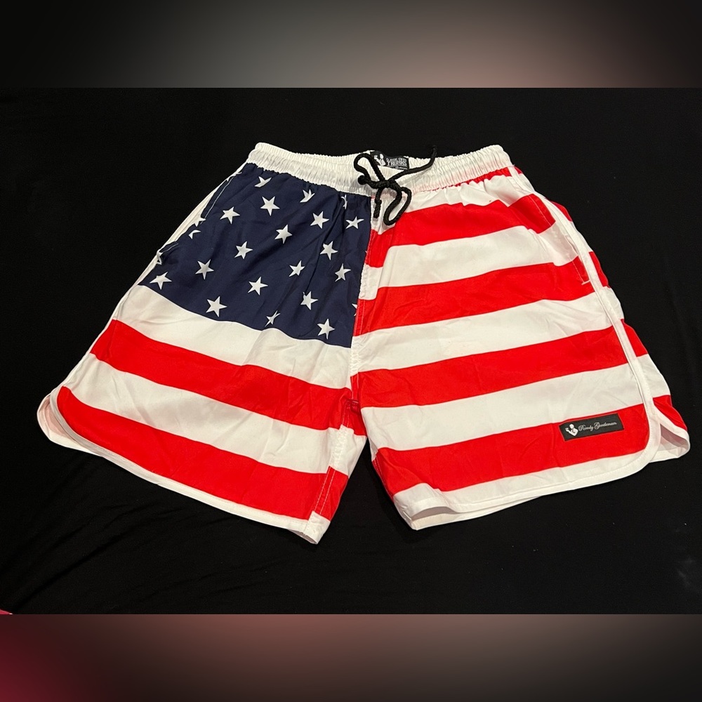 Rowdy Gentlemen “Old Glories” Classic Swim Trunks